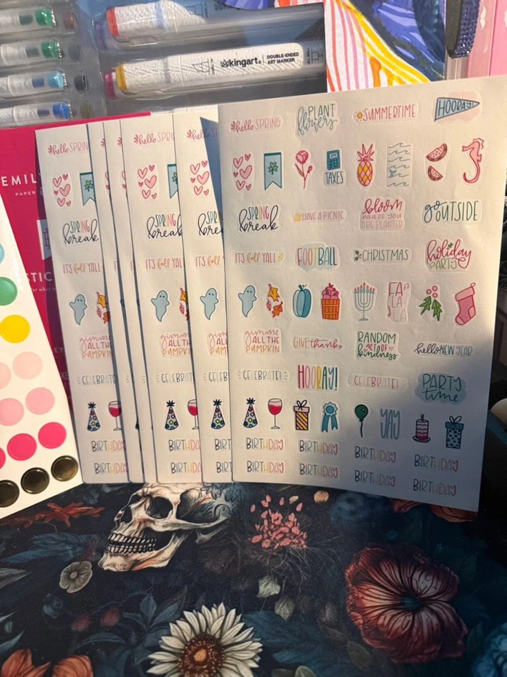 Emily ley paper gifts sticker bundles - 12 sheets - see pics